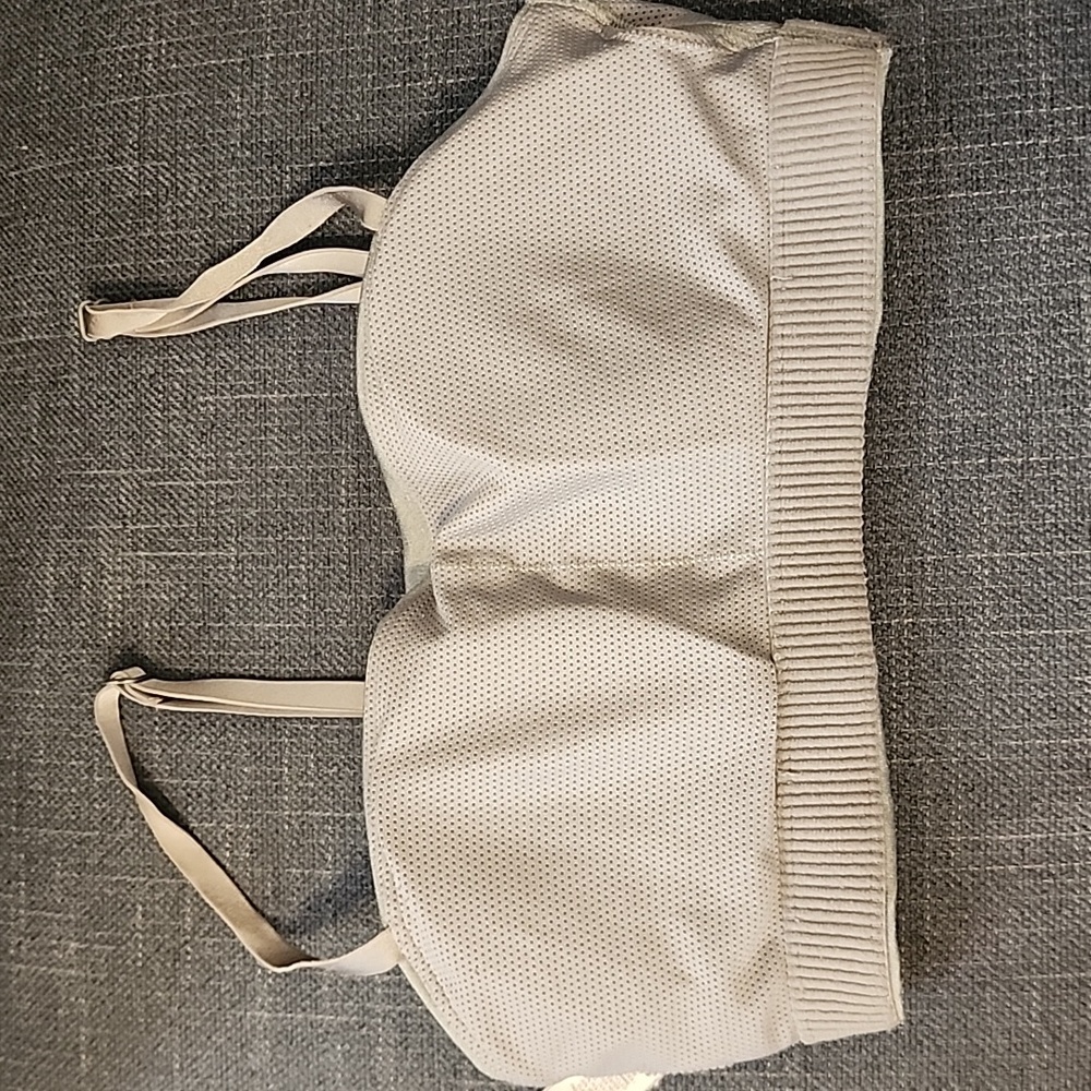 Nike Tan Bralette with Logo, Size Small - Picture 8 of 9